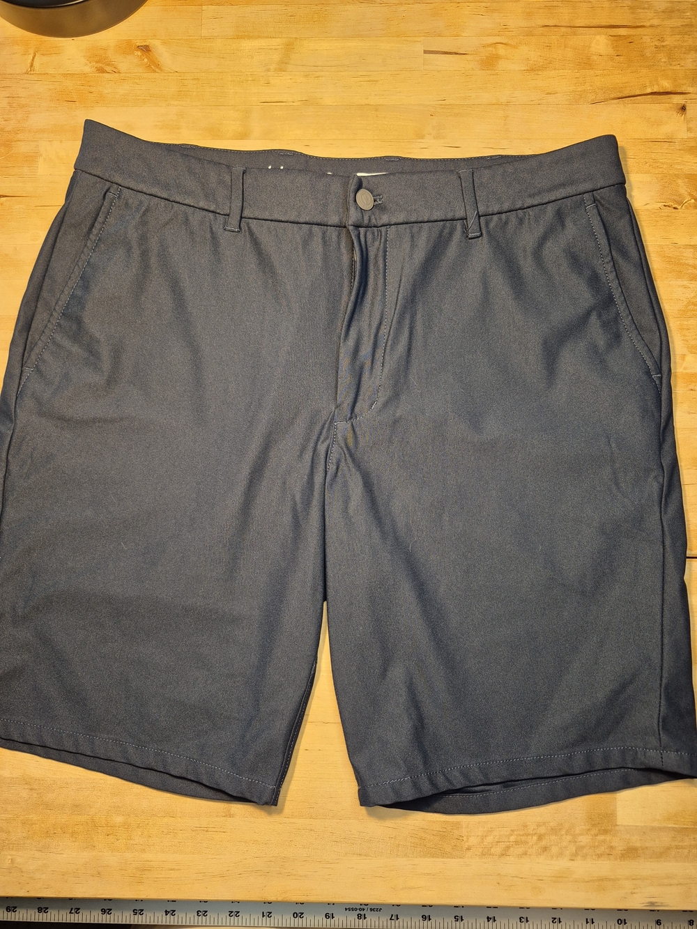 johnnie-O Navy Flat Front Performance Shorts